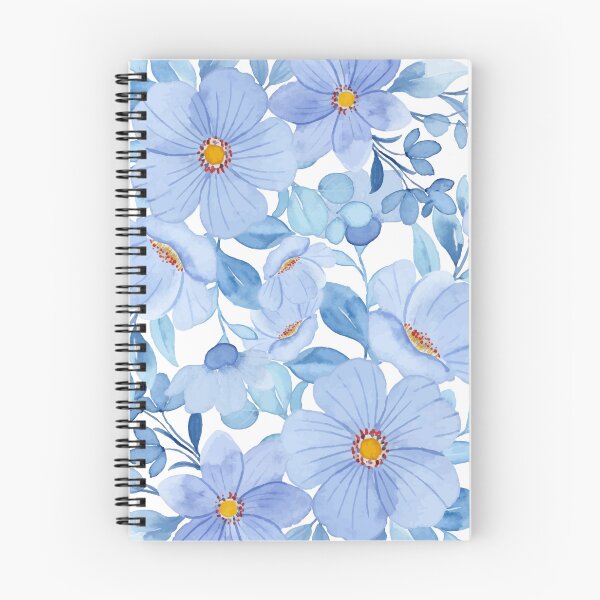 Item preview, blue flowers canva designed and sold by Cristinavallejo.