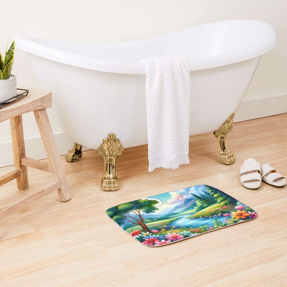 Item preview, Bath Mat designed and sold by FineArtsPro.