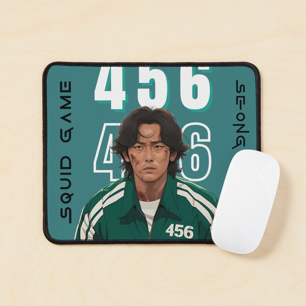 "Squid Game - Player 456 Seong Gi-hun" Sticker for Sale by Trendjoy ...