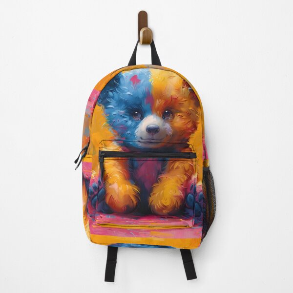 Item preview, Vibrant colored baby teddy bear print designed and sold by dcrc.