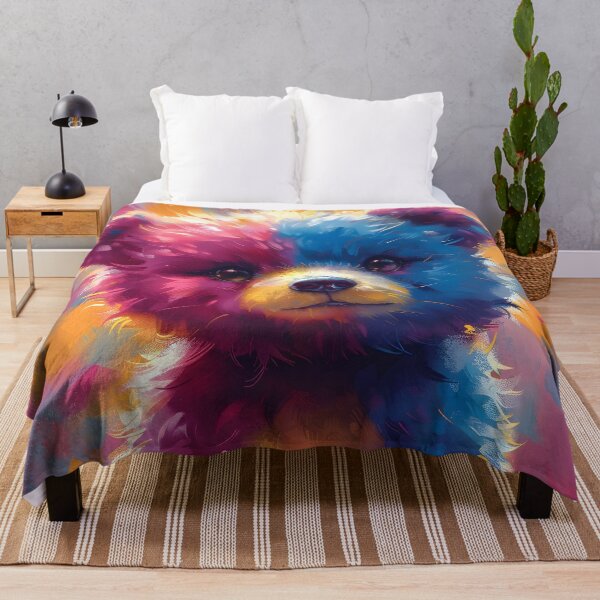 Item preview, vibrant colored baby teddy bear print designed and sold by dcrc.
