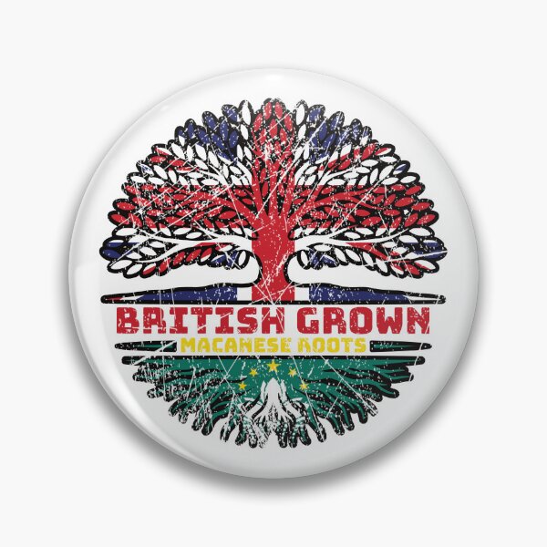 Item preview, Macau Macanese British UK Tree Roots Flag designed and sold by FlagX.