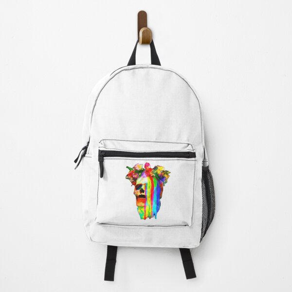 Item preview, Rainbow skull with floral crown designed and sold by nonny.