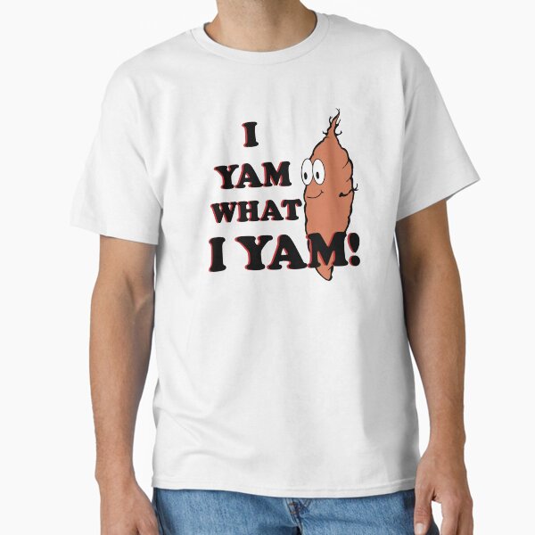 Vista previa del artículo con la obra «I Yam what I yam - original», diseñado y vendido por Ctrl-F.