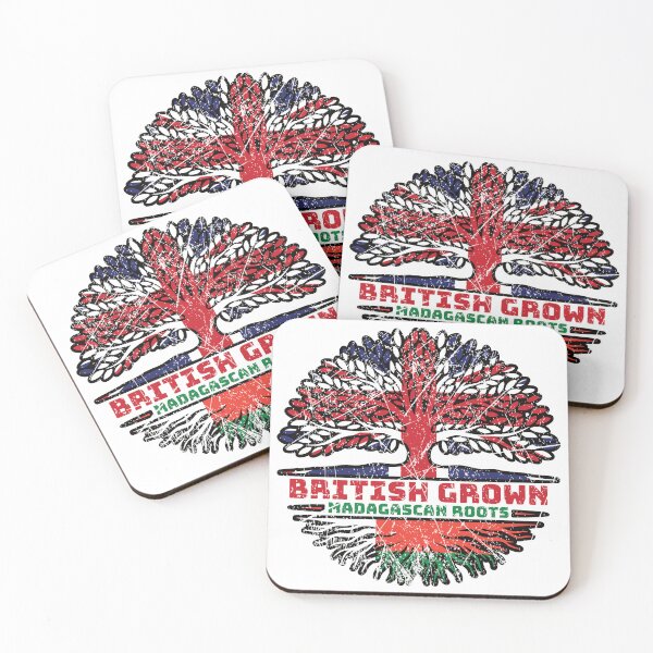 Item preview, Madagascar Madagascan British UK Tree Roots Flag designed and sold by FlagX.