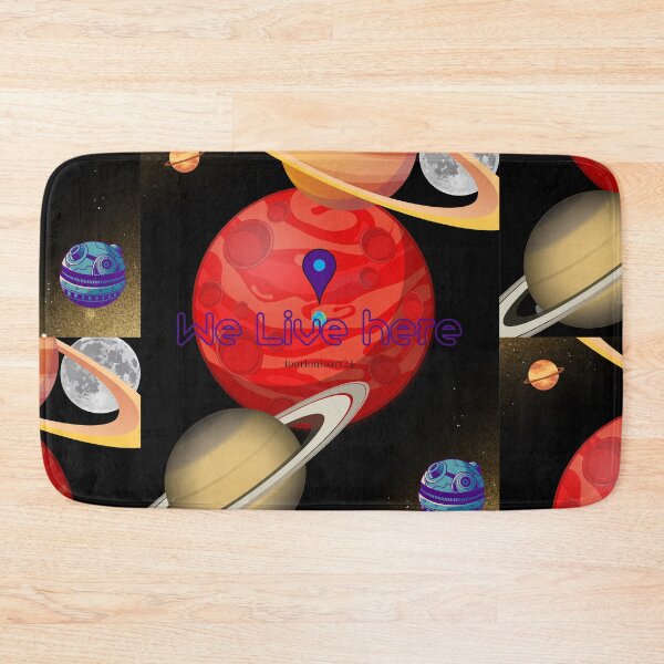 Item preview, We live here. designed and sold by Tourloutoart24.