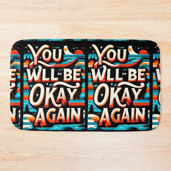 Item preview, You Will Be Okay Again, typography designed and sold by maxmaj.