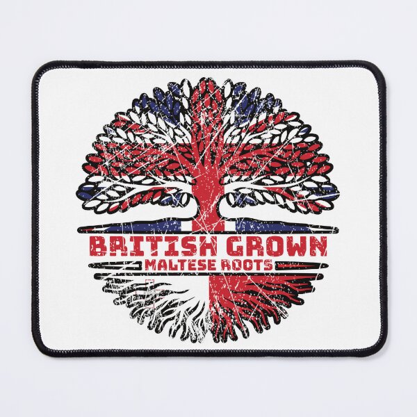 Item preview, Malta Maltese Uk United Kingdom British Tree Roots Flag designed and sold by FlagX.