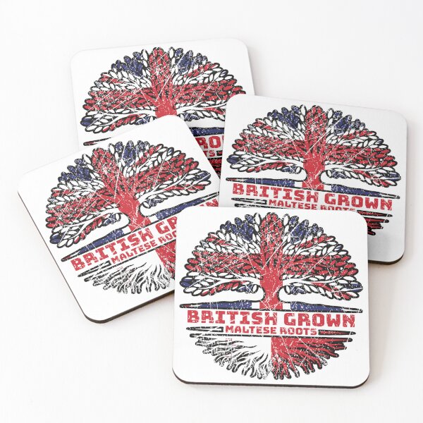 Item preview, Malta Maltese Uk United Kingdom British Tree Roots Flag designed and sold by FlagX.