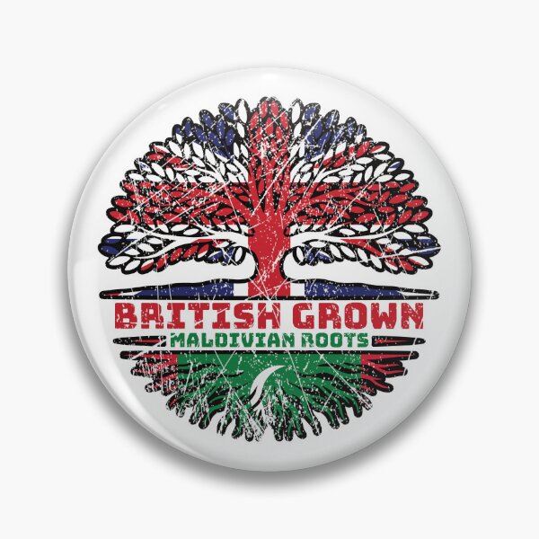 Item preview, Maldives Maldivian British UK Tree Roots Flag designed and sold by FlagX.