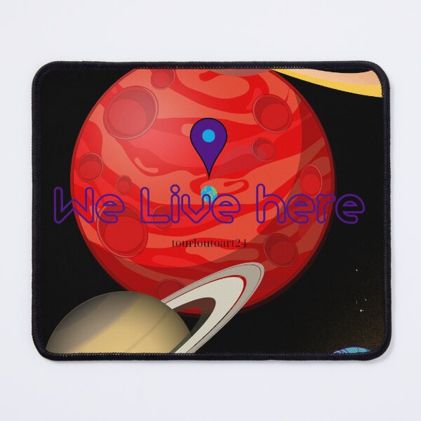 Item preview, We live here. designed and sold by Tourloutoart24.