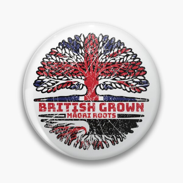 Item preview, Maori British UK Tree Roots Flag designed and sold by FlagX.