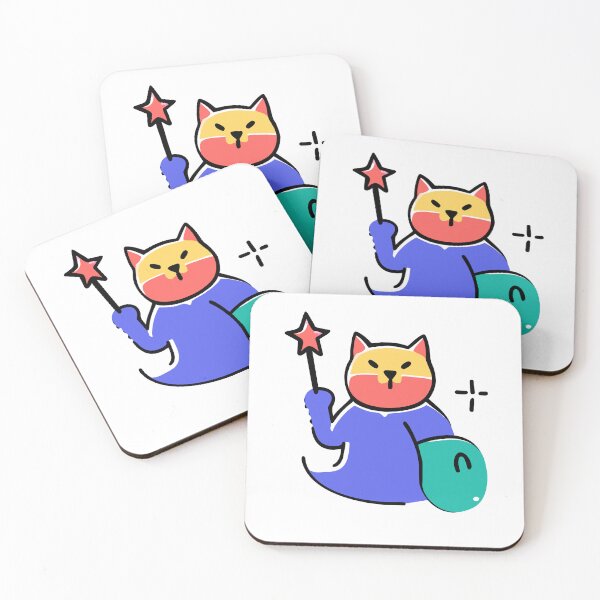 Item preview, Wizard Cat and its Enchanting Wand Doodle's  designed and sold by omerfdln34.