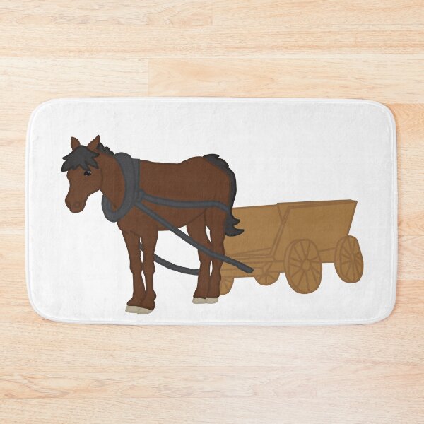 Item preview, Wagon Horse designed and sold by Abby Art Studio.