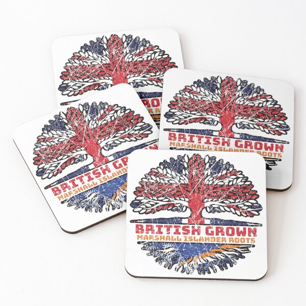 Item preview, Marshall Islands Marshall Islander British UK Tree Roots Flag designed and sold by FlagX.