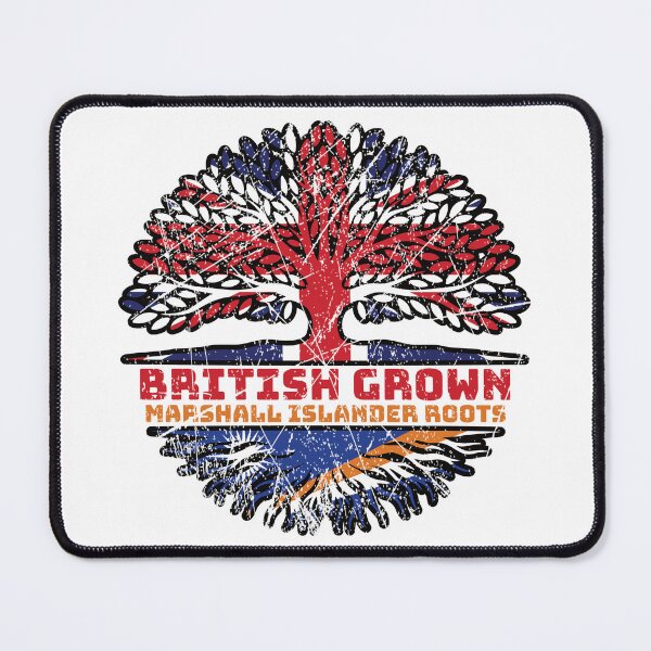 Item preview, Marshall Islands Marshall Islander British UK Tree Roots Flag designed and sold by FlagX.