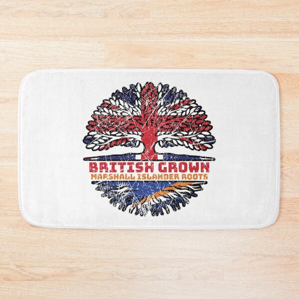 Item preview, Marshall Islands Marshall Islander British UK Tree Roots Flag designed and sold by FlagX.
