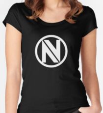 Envyus White Women's Fitted Scoop T-Shirt