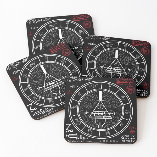 Item preview, Gravity Falls - Bill Cipher Code - Black designed and sold by giagiaggiagia.