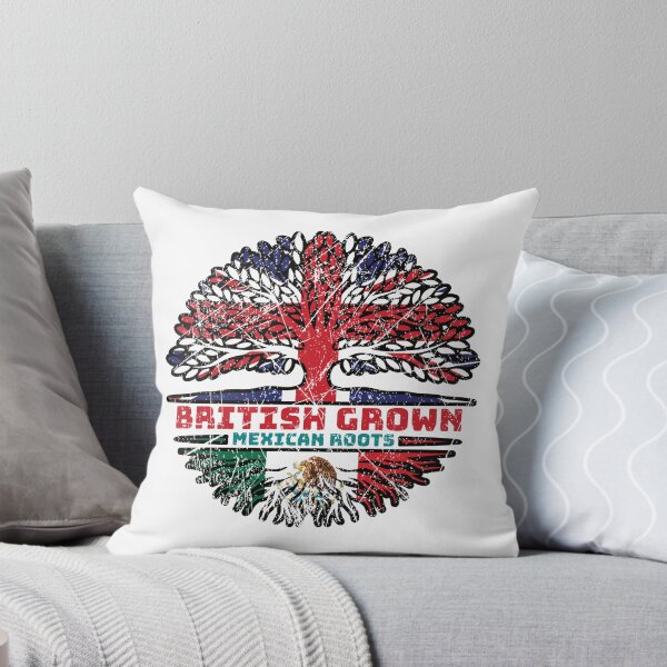 Item preview, Mexico Mexican Uk United Kingdom British Tree Roots Flag designed and sold by FlagX.