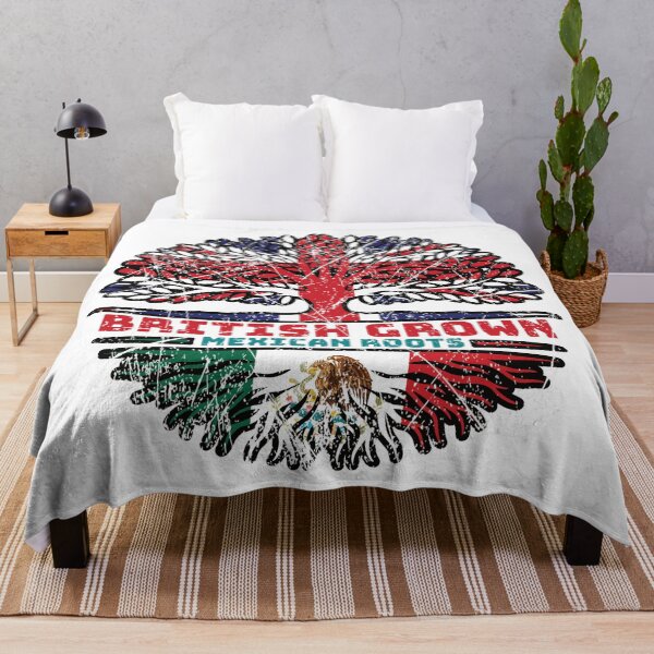 Item preview, Mexico Mexican Uk United Kingdom British Tree Roots Flag designed and sold by FlagX.