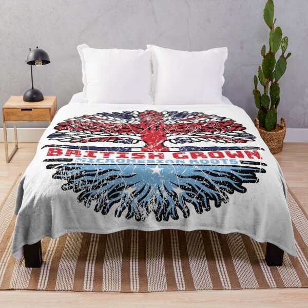 Item preview, Micronesia Micronesian Uk United Kingdom British Tree Roots Flag designed and sold by FlagX.