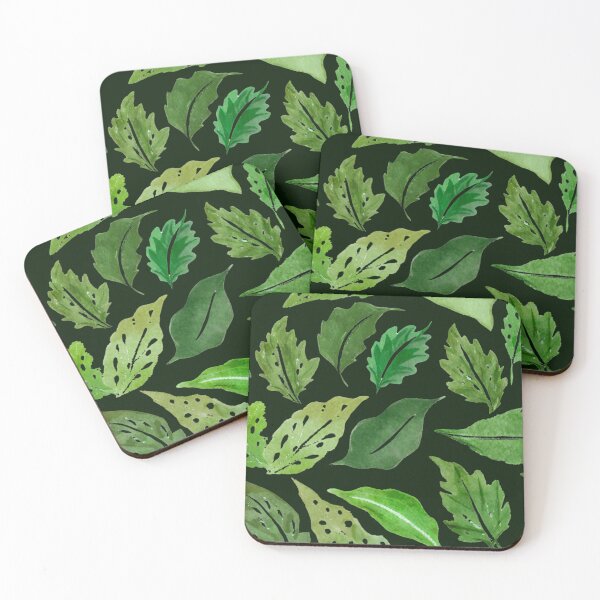 Item preview, Watercolor Leaf Pattern Hand-Painted Artwork designed and sold by RayanaArt.