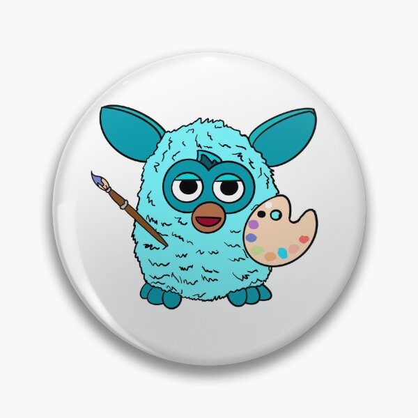 Item preview, Light Blue Artist Furby designed and sold by Animals-by-JB.