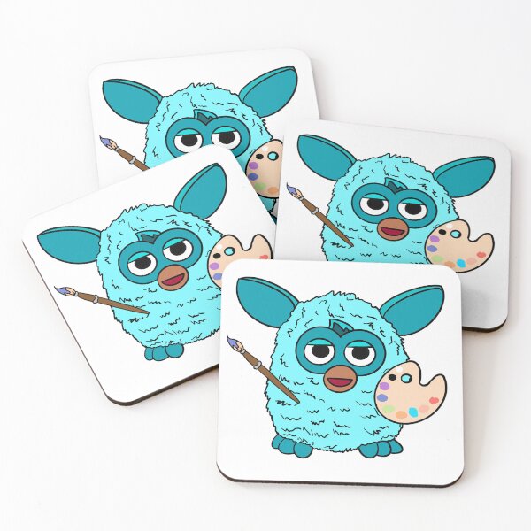 Item preview, Light Blue Artist Furby designed and sold by Animals-by-JB.