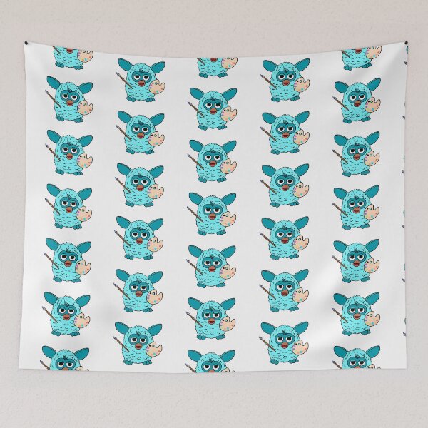 Item preview, Light Blue Artist Furby designed and sold by Animals-by-JB.