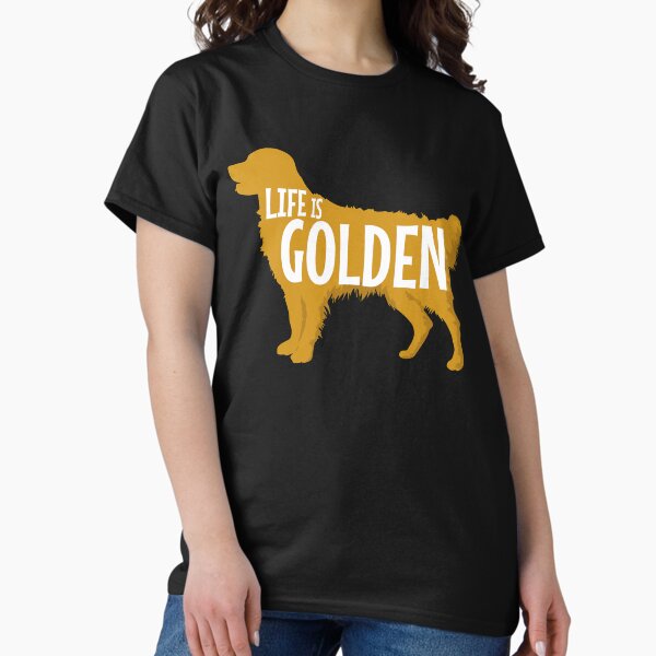 Artikel-Vorschau von Das Leben ist golden für Golden Retriever-Liebhaber, designt und verkauft von dmanalili.