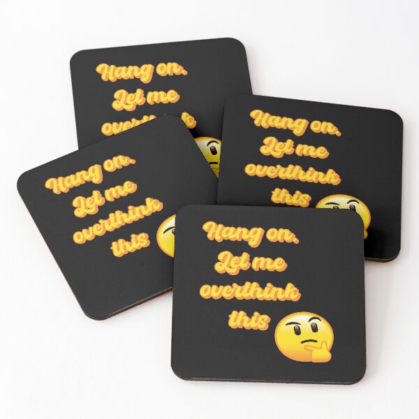 Item preview, Hang on. Let me overthink this-emoticons designed and sold by Pixel-Forge.