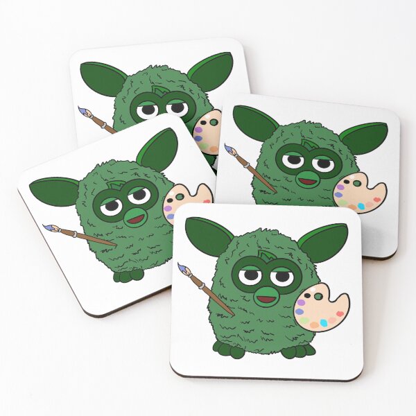 Item preview, Forest Green Artist Furby designed and sold by Animals-by-JB.