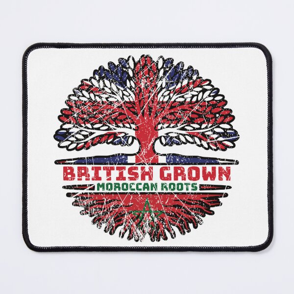 Item preview, Morocco Moroccan Uk United Kingdom British Tree Roots Flag designed and sold by FlagX.