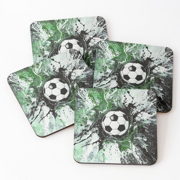 Item preview, Soccer ball paint explosion graphic designed and sold by dcrc.