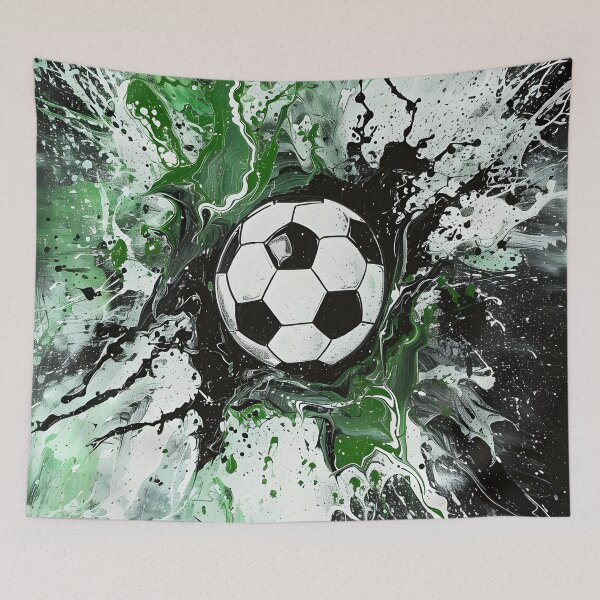 Item preview, Soccer ball paint explosion graphic designed and sold by dcrc.