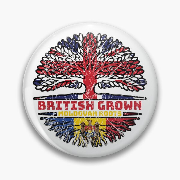 Item preview, Moldova Moldovan Uk United Kingdom British Tree Roots Flag designed and sold by FlagX.