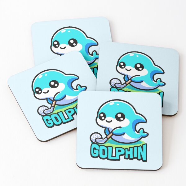 Item preview, Golphin! Cute Golfing Dolphin Pun designed and sold by PMCreative.