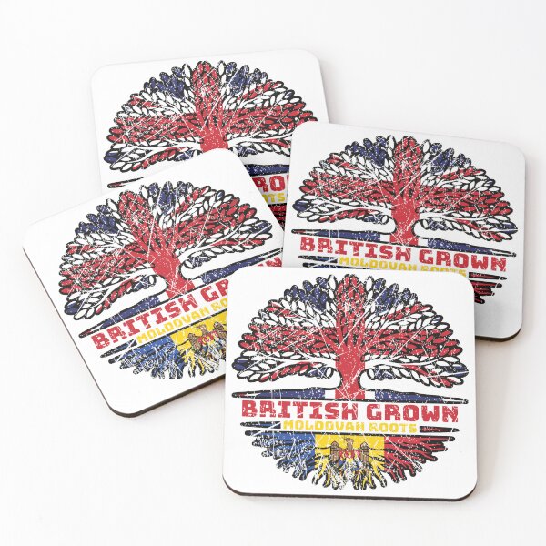 Item preview, Moldova Moldovan Uk United Kingdom British Tree Roots Flag designed and sold by FlagX.