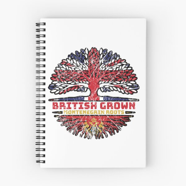 Item preview, Montenegro Montenegrin British UK Tree Roots Flag designed and sold by FlagX.