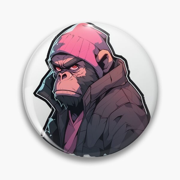Item preview, Apes graffiti sticker designed and sold by 5minArtStudio.
