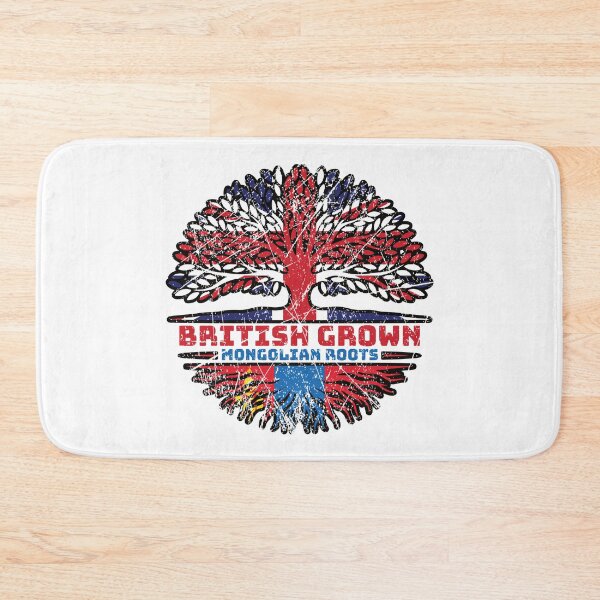 Item preview, Mongolia Mongolian British UK Tree Roots Flag designed and sold by FlagX.