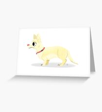 Honeybee the Chubby Chiweenie Greeting Card