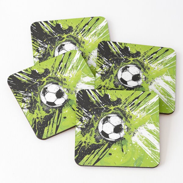 Item preview, soccer ball paint explosion graphic designed and sold by dcrc.