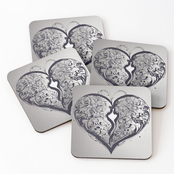 Item preview, Dual Faces, One Heart: Artistic Love Design designed and sold by TRYKID.