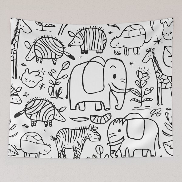 Item preview, Safari animal patterns designed and sold by Haji  Kamora.