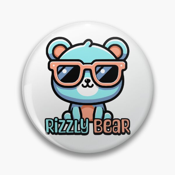 Item preview, Rizzly Bear! Cute bear Pun designed and sold by PMCreative.