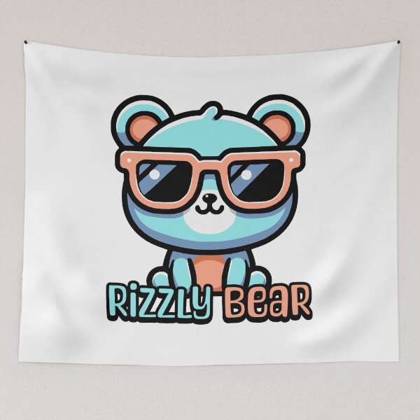 Item preview, Rizzly Bear! Cute bear Pun designed and sold by PMCreative.