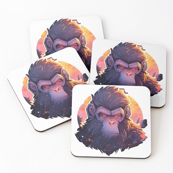 Item preview, Pegatinas de graffiti de simios designed and sold by 5minArtStudio.