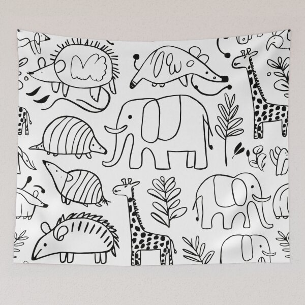 Item preview, Safari animal patterns designed and sold by Haji  Kamora.